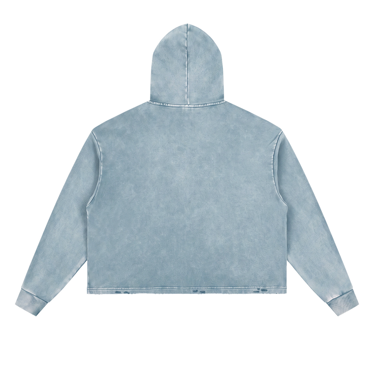 Hoodie, Vintage Washed Frayed-Hem | Sumo•Kanji