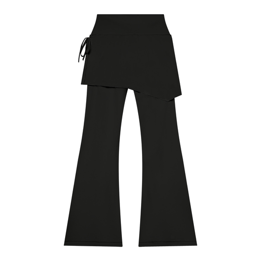 Leggings, Skirted Flare Yoga| PBP•Logo•Red