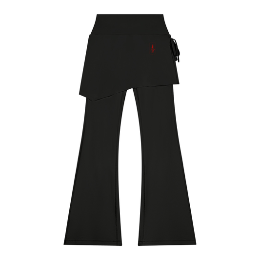 Leggings, Skirted Flare Yoga| PBP•Logo•Red