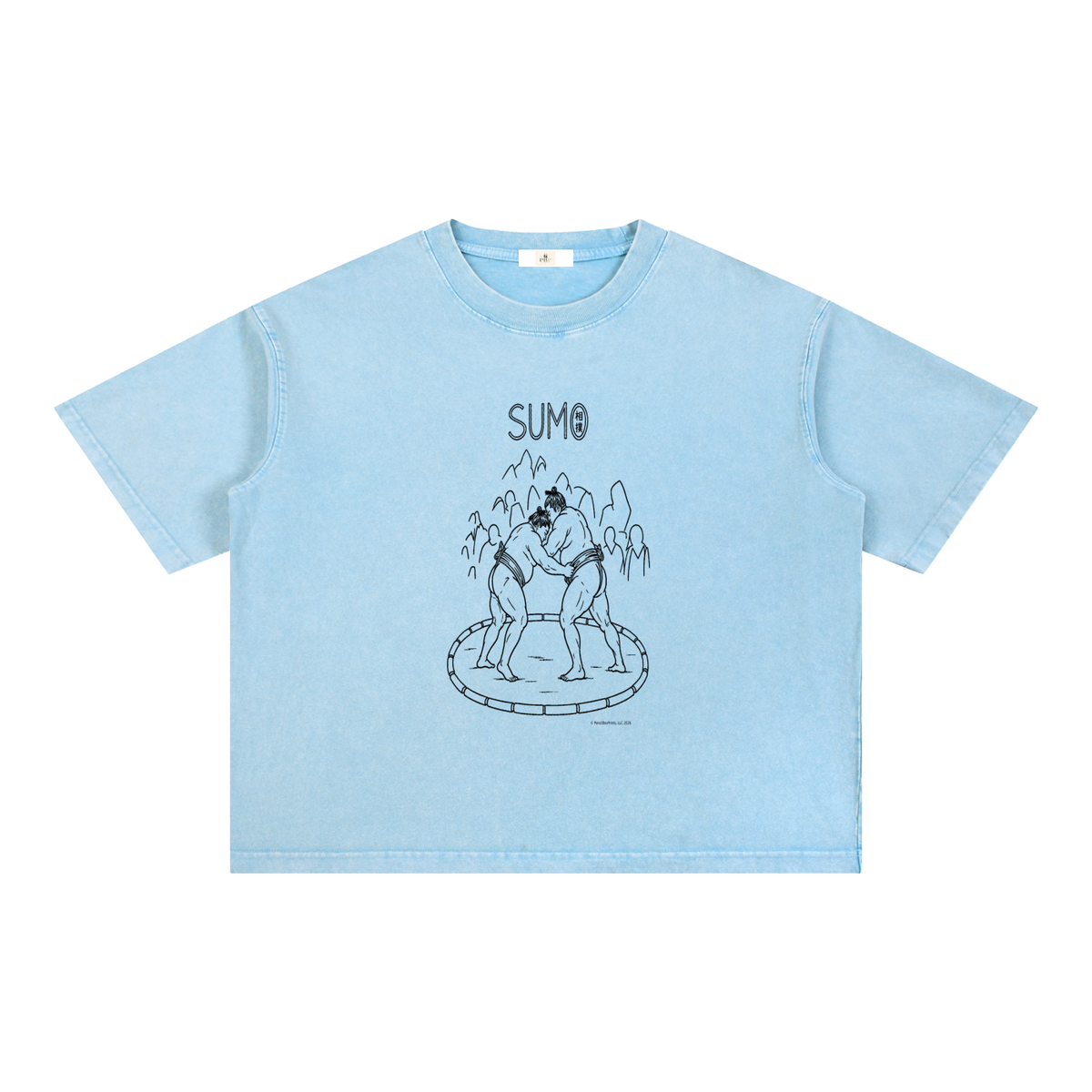 Mineral Wash Boxy Cotton T-Shirt