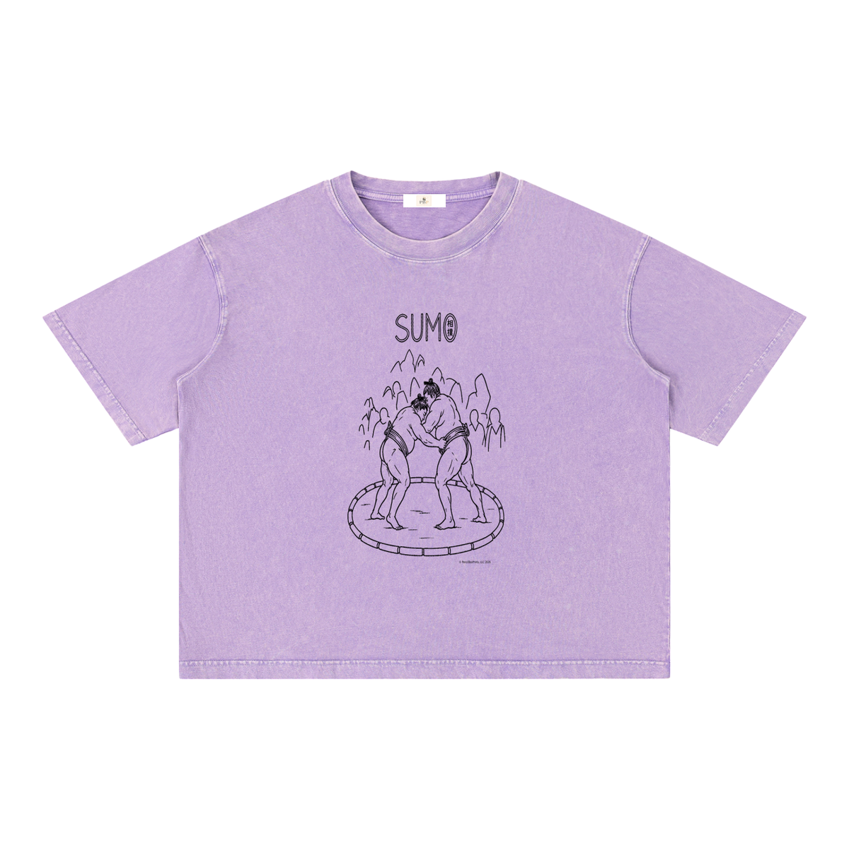 Mineral Wash Boxy Cotton T-Shirt