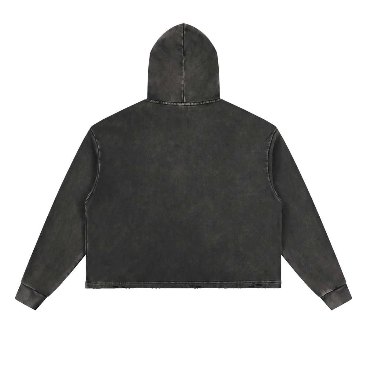 Hoodie. Vintage Washed Frayed-Hem | Blue • PBP • Sumo • Kangi