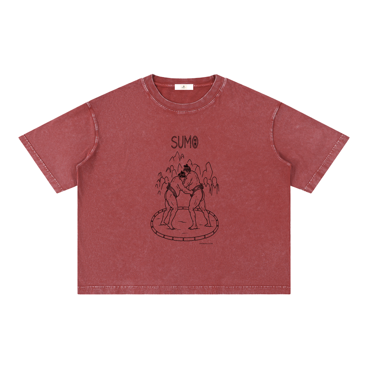 Mineral Wash Boxy Cotton T-Shirt