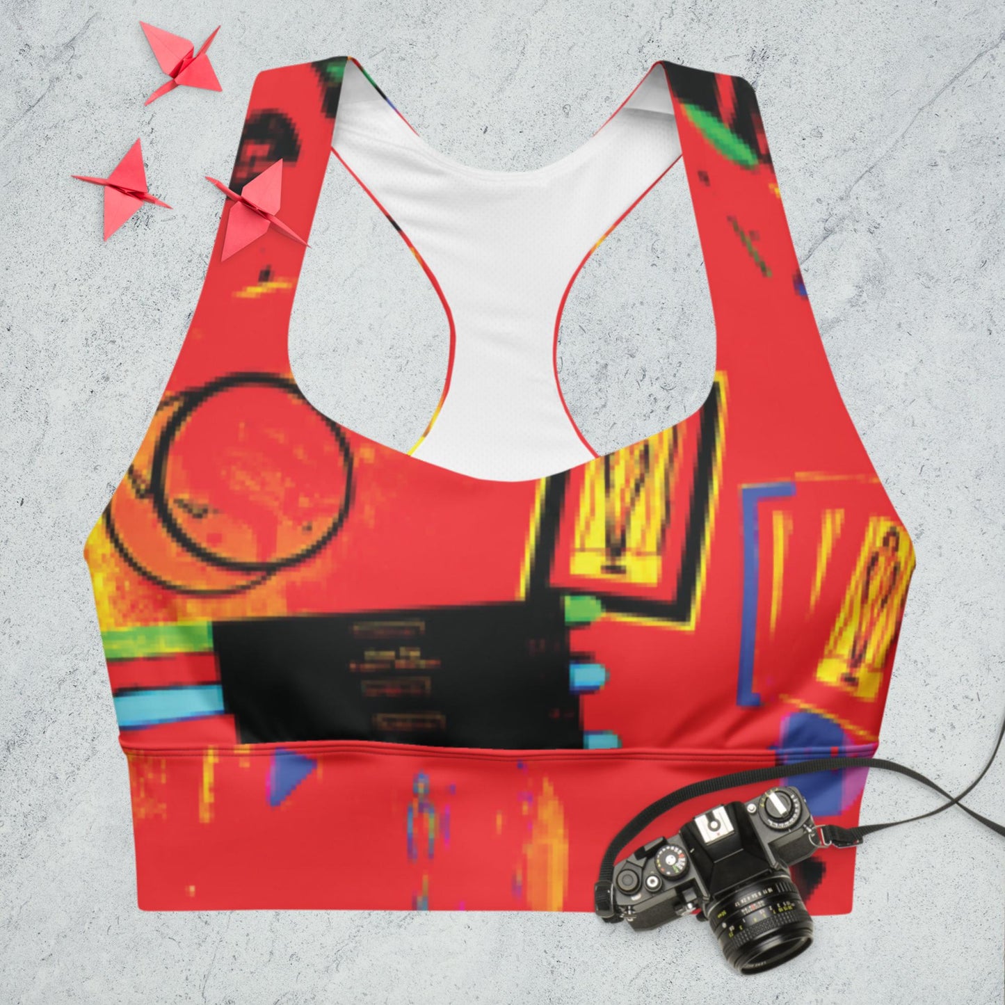 PBPassionatePrint Longline Sports Bra